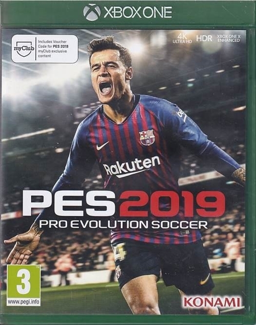 PES 2019 - Pro Evolution Soccer - Xbox One Spil (B-Grade) (Genbrug)